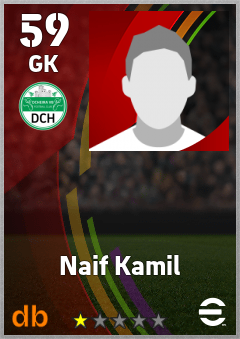Naif Kamil — GK, OVR 59, MAX 59