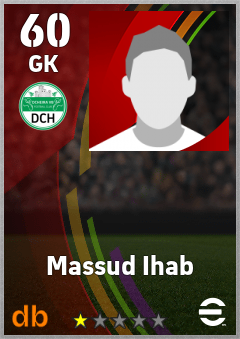 Massud Ihab — GK, OVR 60, MAX 60