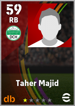 Taher Majid — RB, OVR 59, MAX 59
