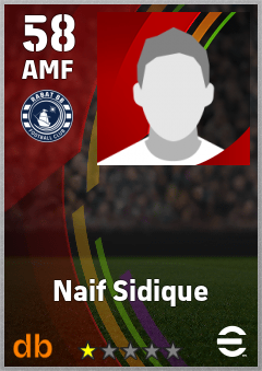 Naif Sidique — AMF, OVR 58, MAX 58