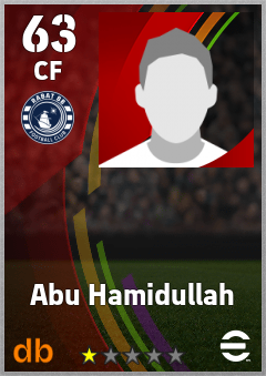 Abu Hamidullah — CF, OVR 63, MAX 63