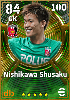 Nishikawa Shusaku — GK, OVR 84, MAX 100