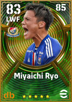 Miyaichi Ryo — LWF, OVR 83, MAX 85