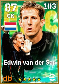 Edwin van der Sar eFootball player card