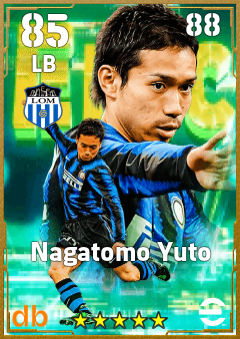 Nagatomo Yuto — LB, OVR 85, MAX 88
