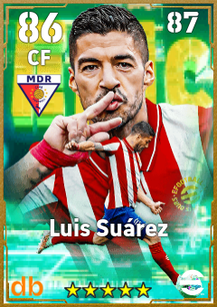 Luis Suárez — CF, OVR 86, MAX 87