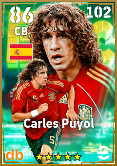 Carles Puyol eFootball player card