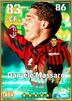 Daniele Massaro — CF, OVR 83, MAX 86