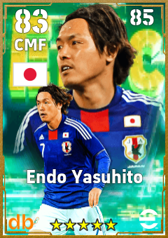 Endo Yasuhito — CMF, OVR 83, MAX 85
