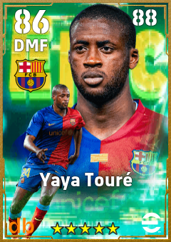 Yaya Touré — DMF, OVR 86, MAX 88
