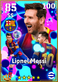 Lionel Messi — SS, OVR 85, MAX 100