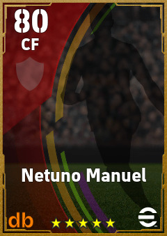 Netuno Manuel — CF, OVR 80, MAX 80