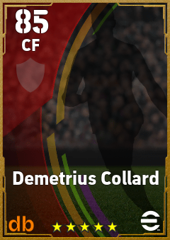 Demetrius Collard — CF, OVR 85, MAX 85