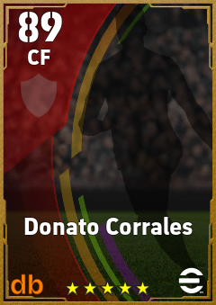Donato Corrales — CF, OVR 89, MAX 89