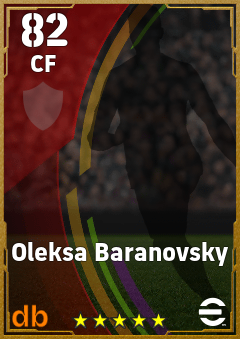 Oleksa Baranovsky — CF, OVR 82, MAX 82
